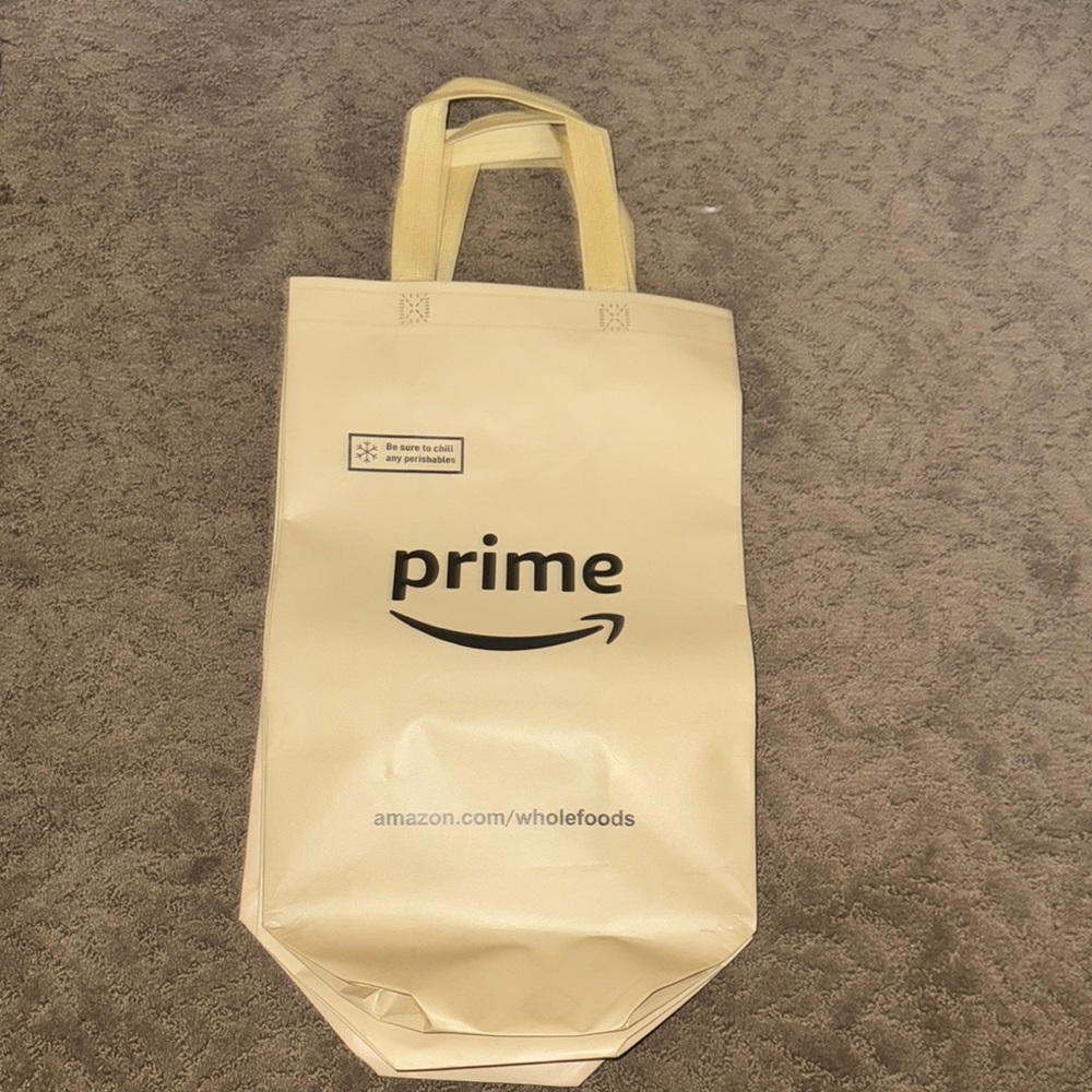 Amazon Prime Whole Foods Tote Bag